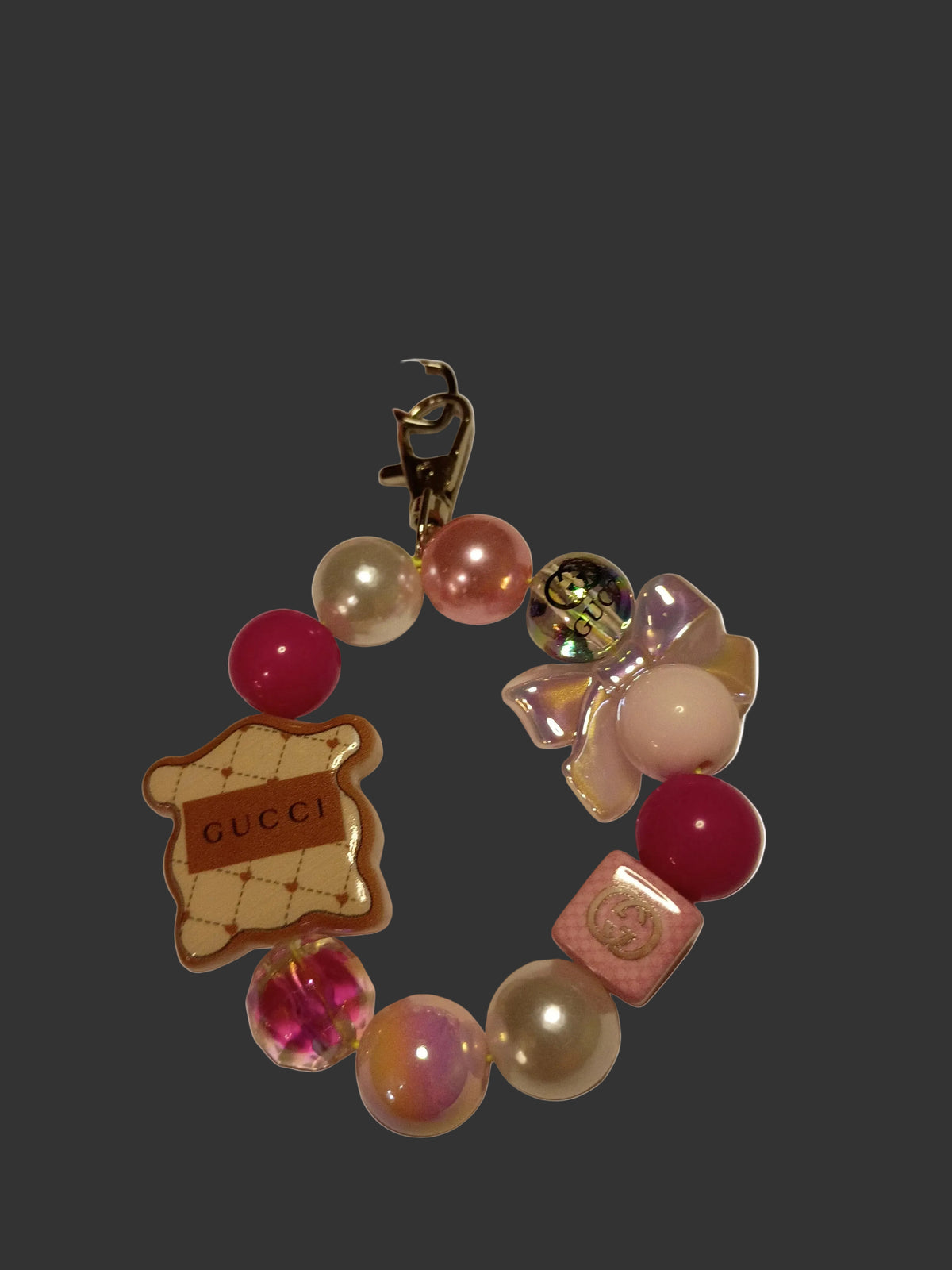 Beaded phone charm