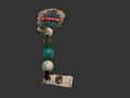 Beaded ID badge