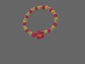 Clay bead bracelet