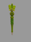 Beaded Grinch Pen