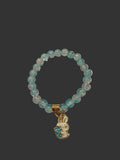 Crackle Glass Bead Bracelet