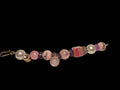 Pink Beaded Bag Charm