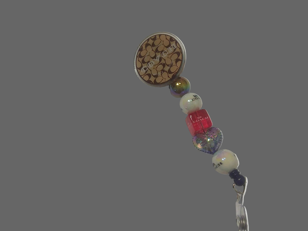 Beaded ID Badge